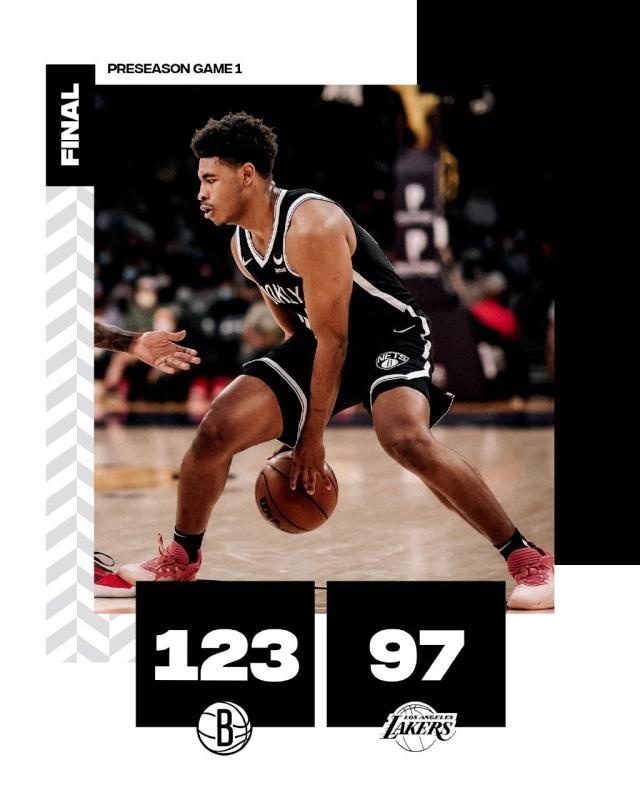 开云电子-季前赛首秀21分全场最高 篮网新秀闪耀斯台普斯